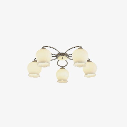Floral Glass Ceiling Lamp