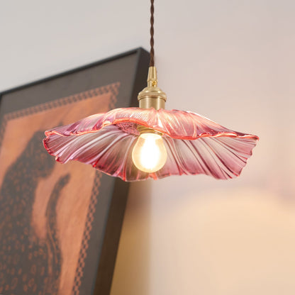 Flower Glass Swag Lights