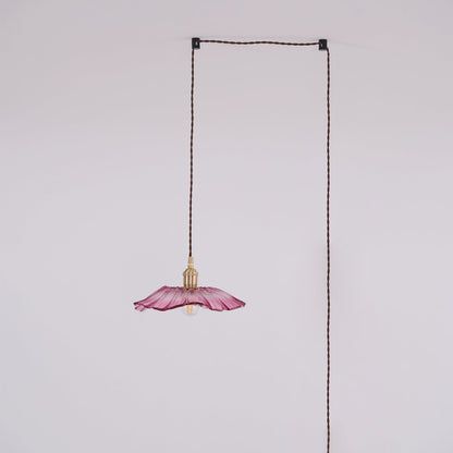 Flower Glass Swag Lights