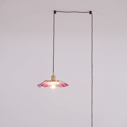 Flower Glass Swag Lights