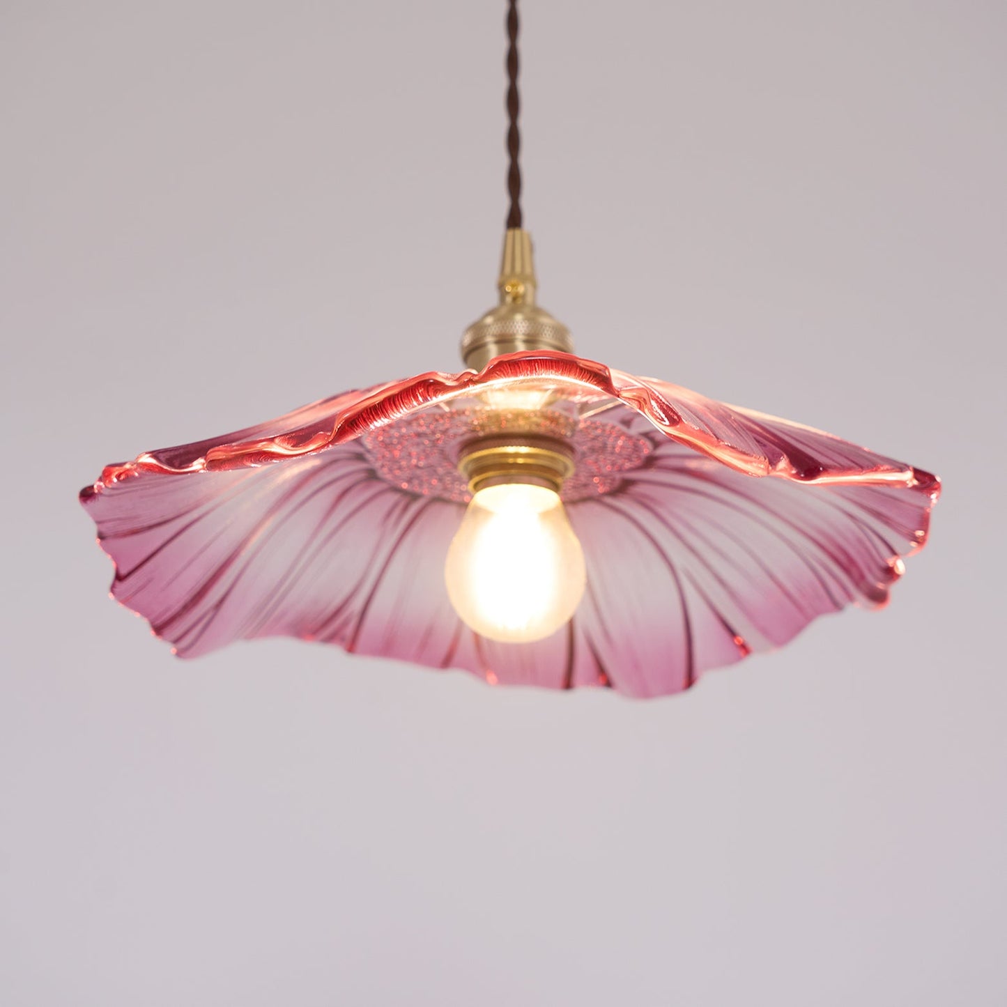 Flower Glass Swag Lights