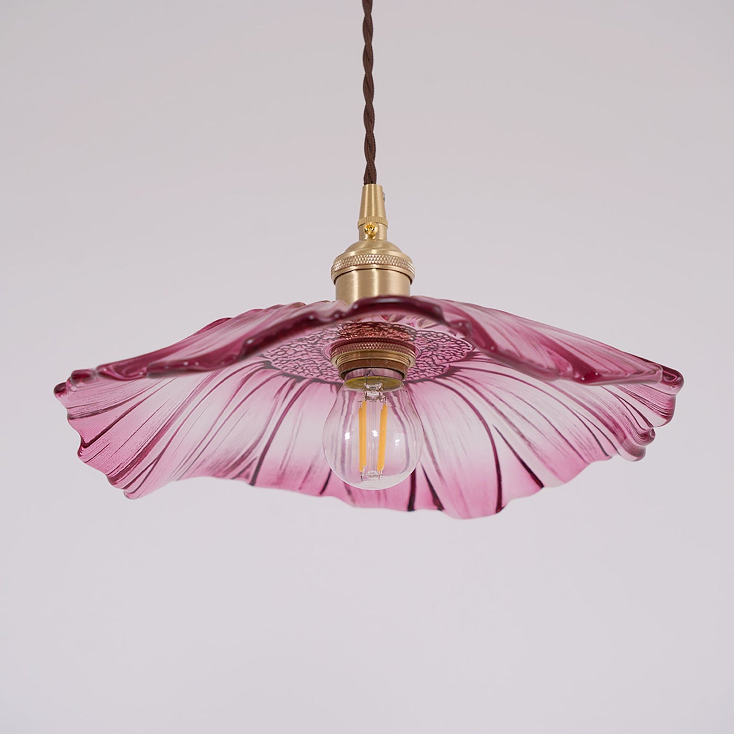 Flower Glass Swag Lights