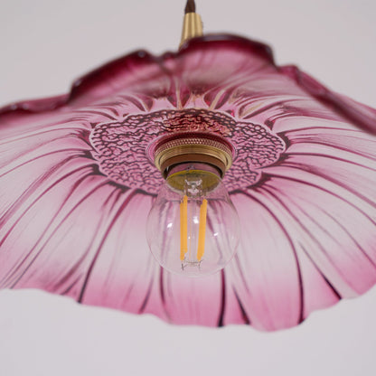 Flower Glass Swag Lights