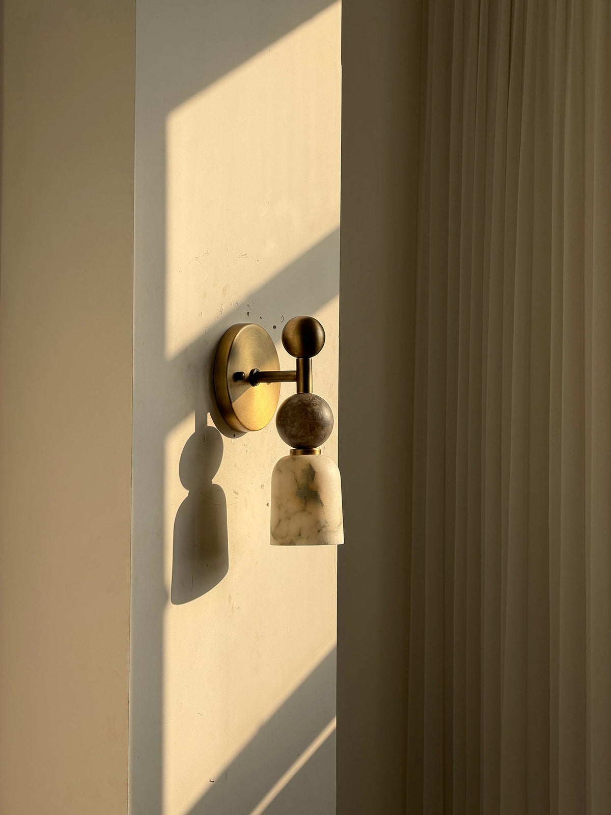 Flume Alabaster Wall Lamp