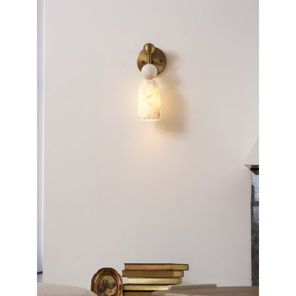 Flume Alabaster Wall Lamp