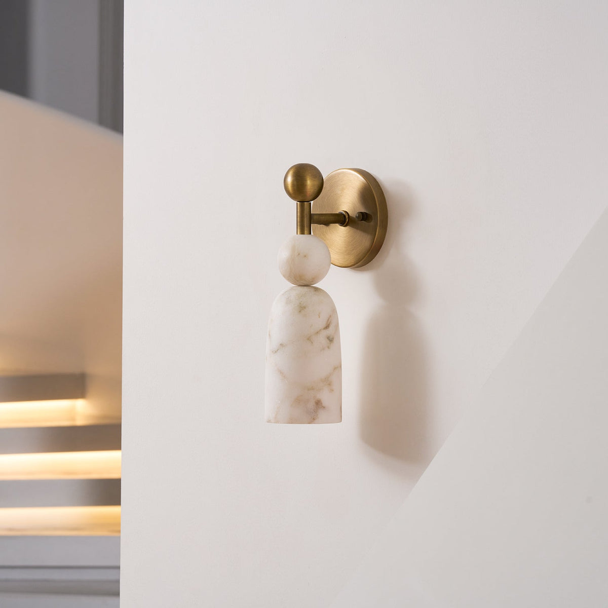 Flume Alabaster Wall Lamp
