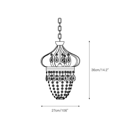 Abella Tear Drop Chandelier