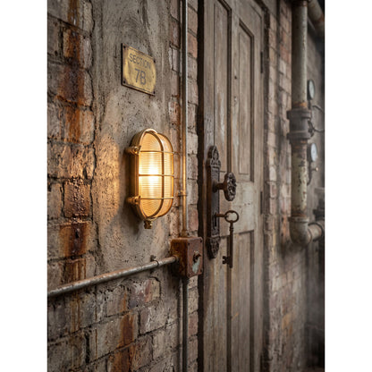 Fremantle Brass Bunker Sconce