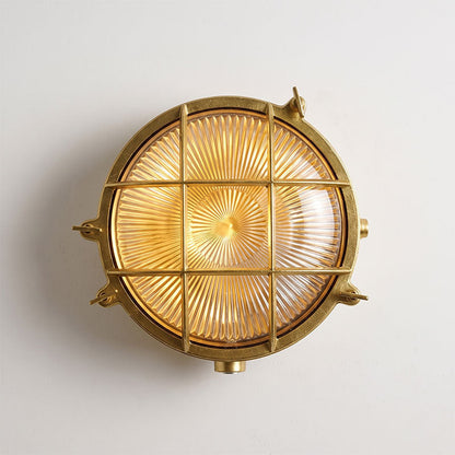Fremantle Brass Bunker Sconce