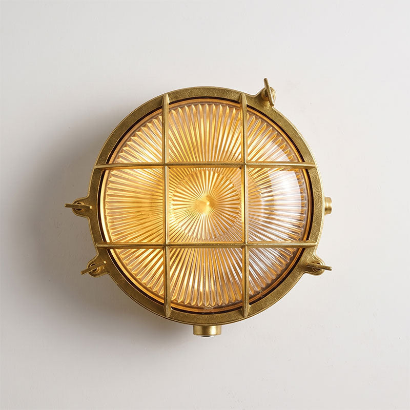 Fremantle Brass Bunker Sconce