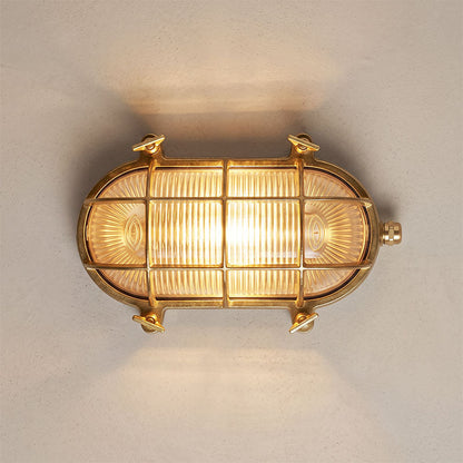 Fremantle Brass Bunker Sconce