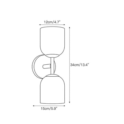 Garrison Alabaster Hammered Wall Sconce