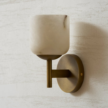 Garrison Alabaster Wall Sconce