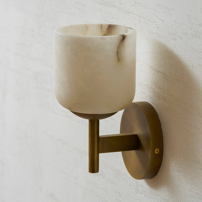 Garrison Alabaster Wall Sconce