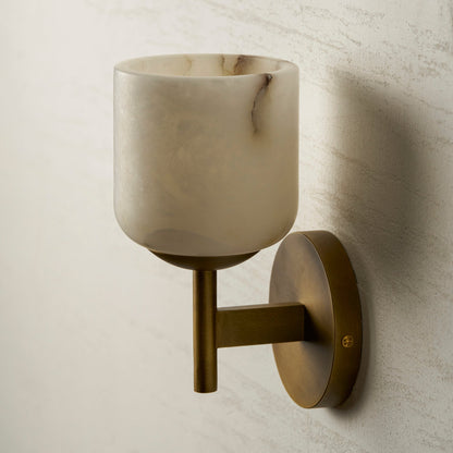Garrison Alabaster Wall Sconce