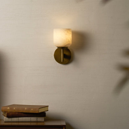 Garrison Alabaster Wall Sconce