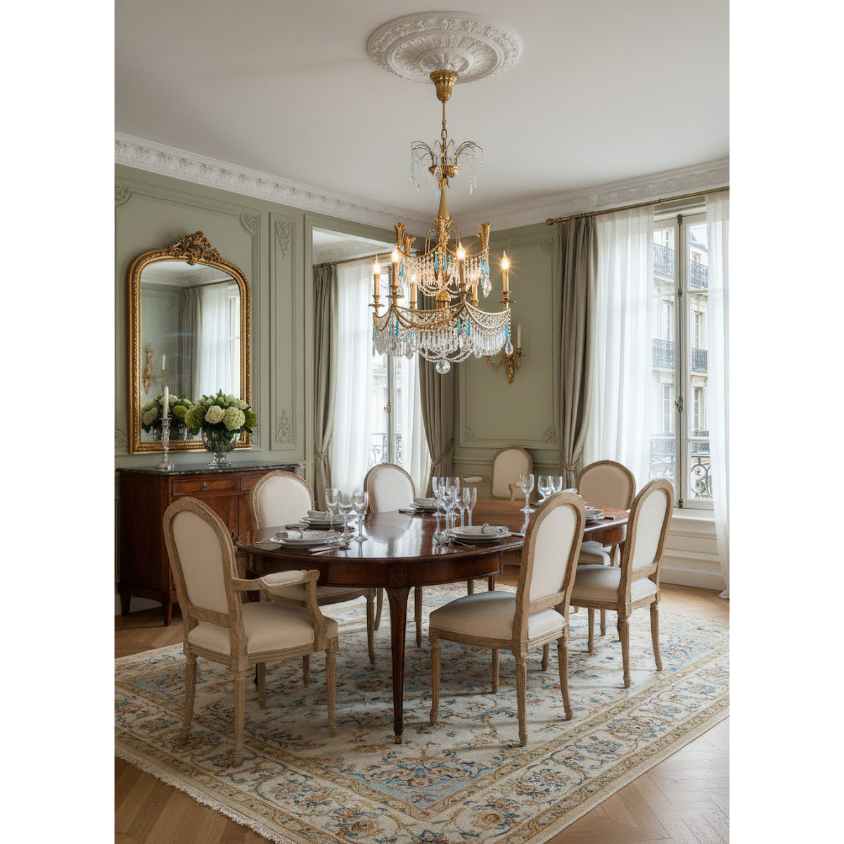 Genovese Crystal Chandelier