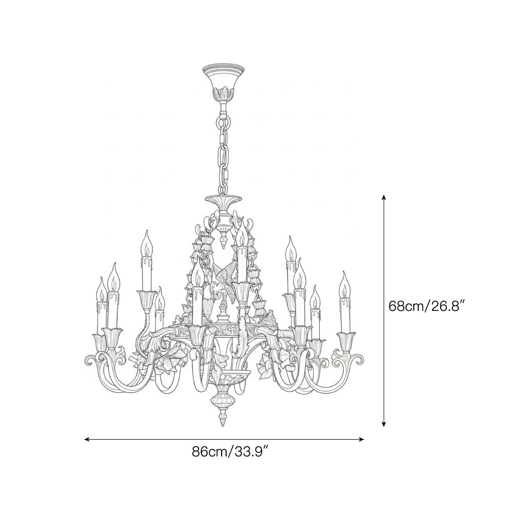 Genualdi Brass Chandelier