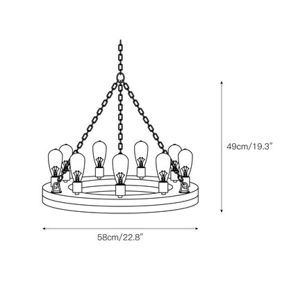 Geoffrey Wood Chandelier