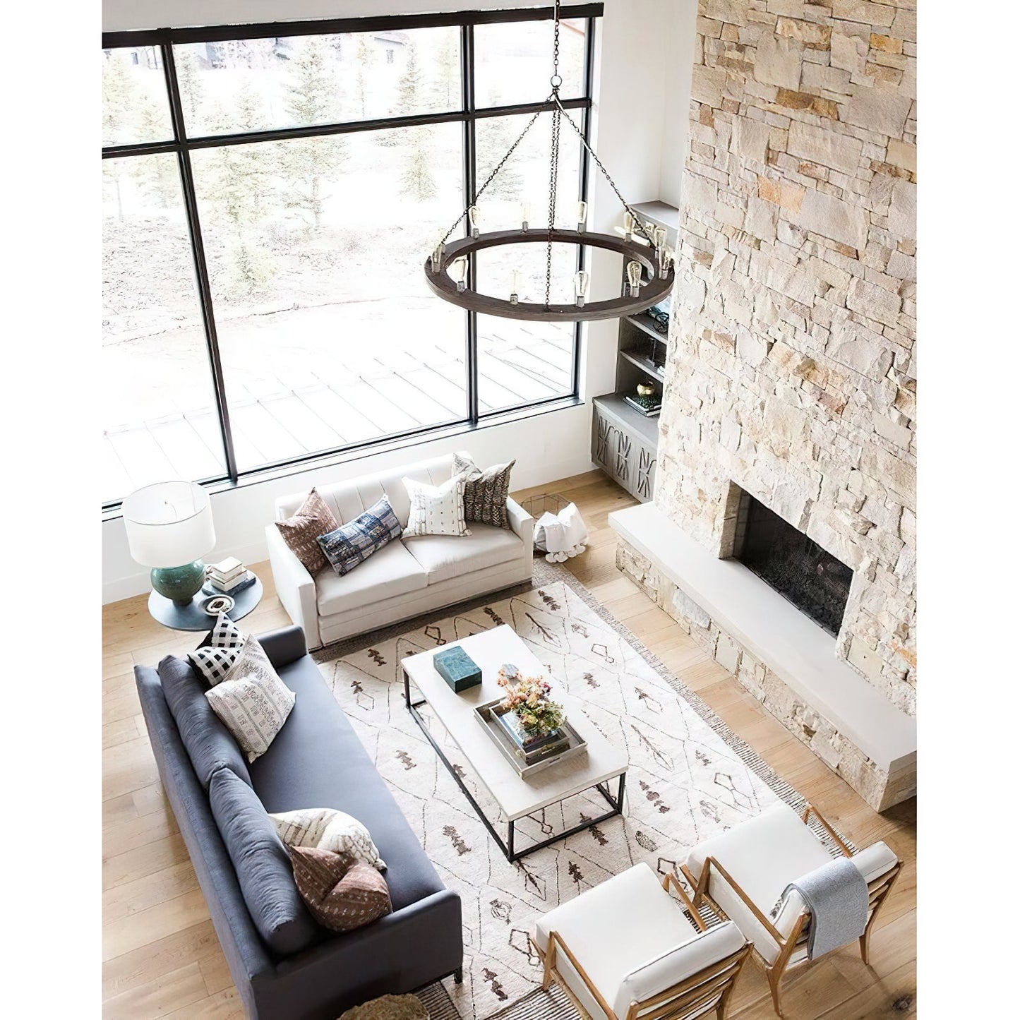 Geoffrey Wood Chandelier