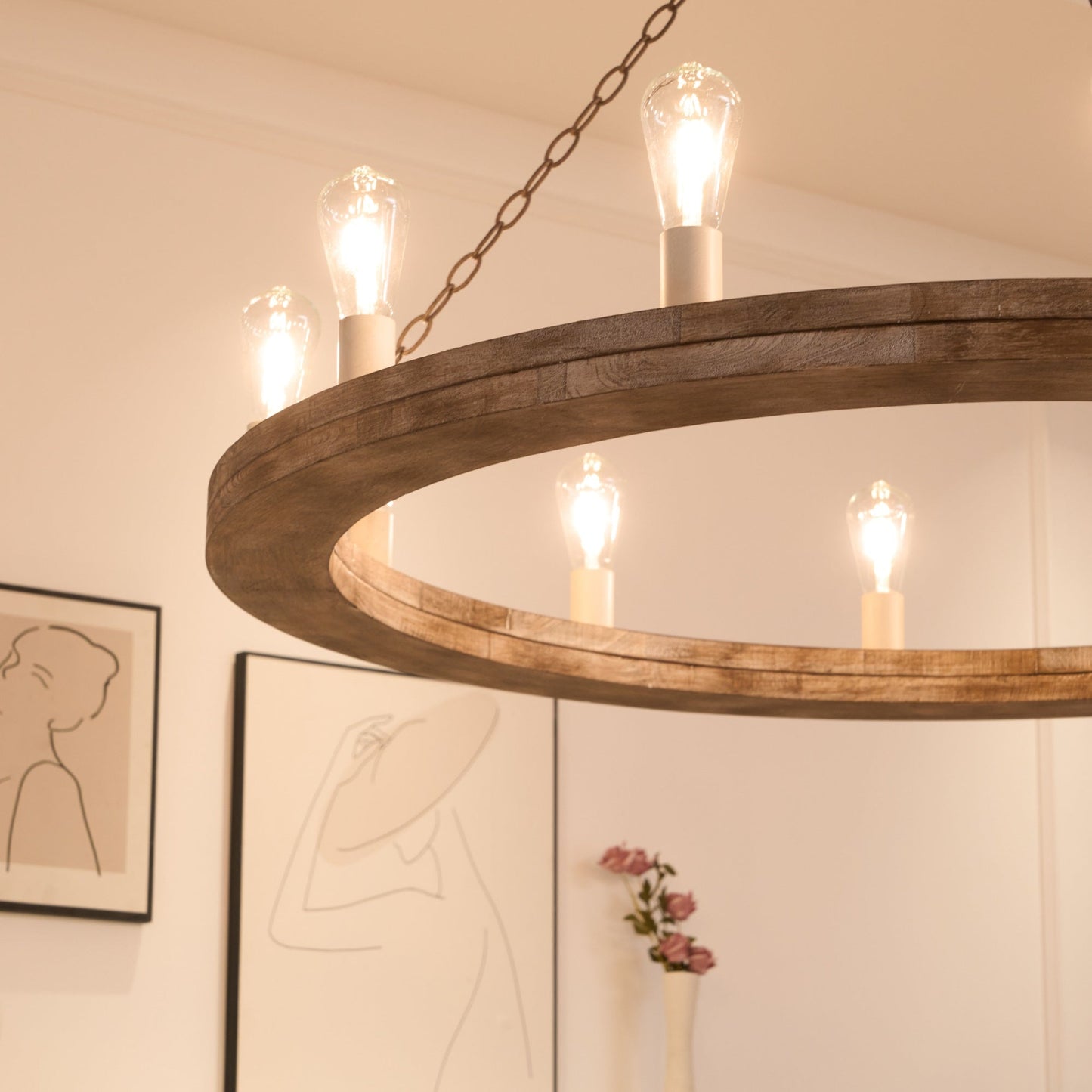 Geoffrey Wood Chandelier