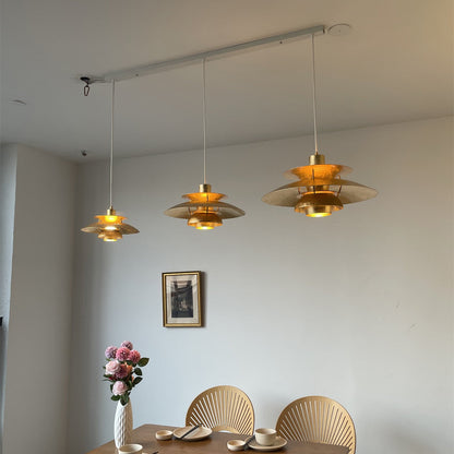 Gold Foil Pendant Lamp