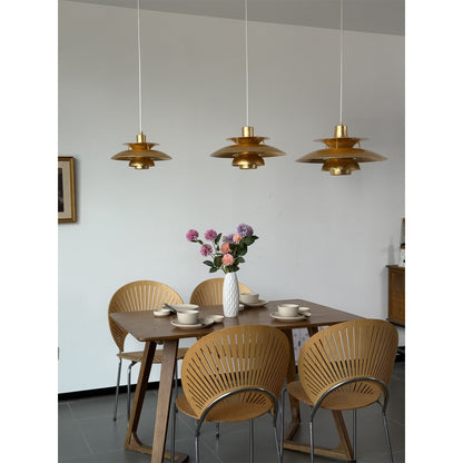Gold Foil Pendant Lamp