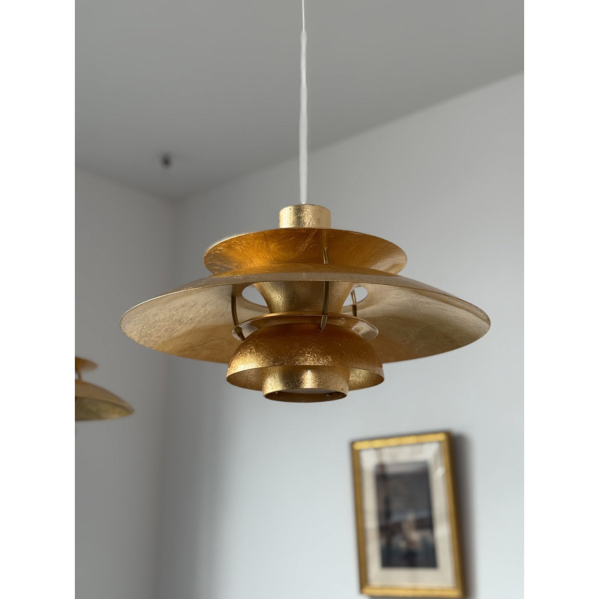 Gold Foil Pendant Lamp