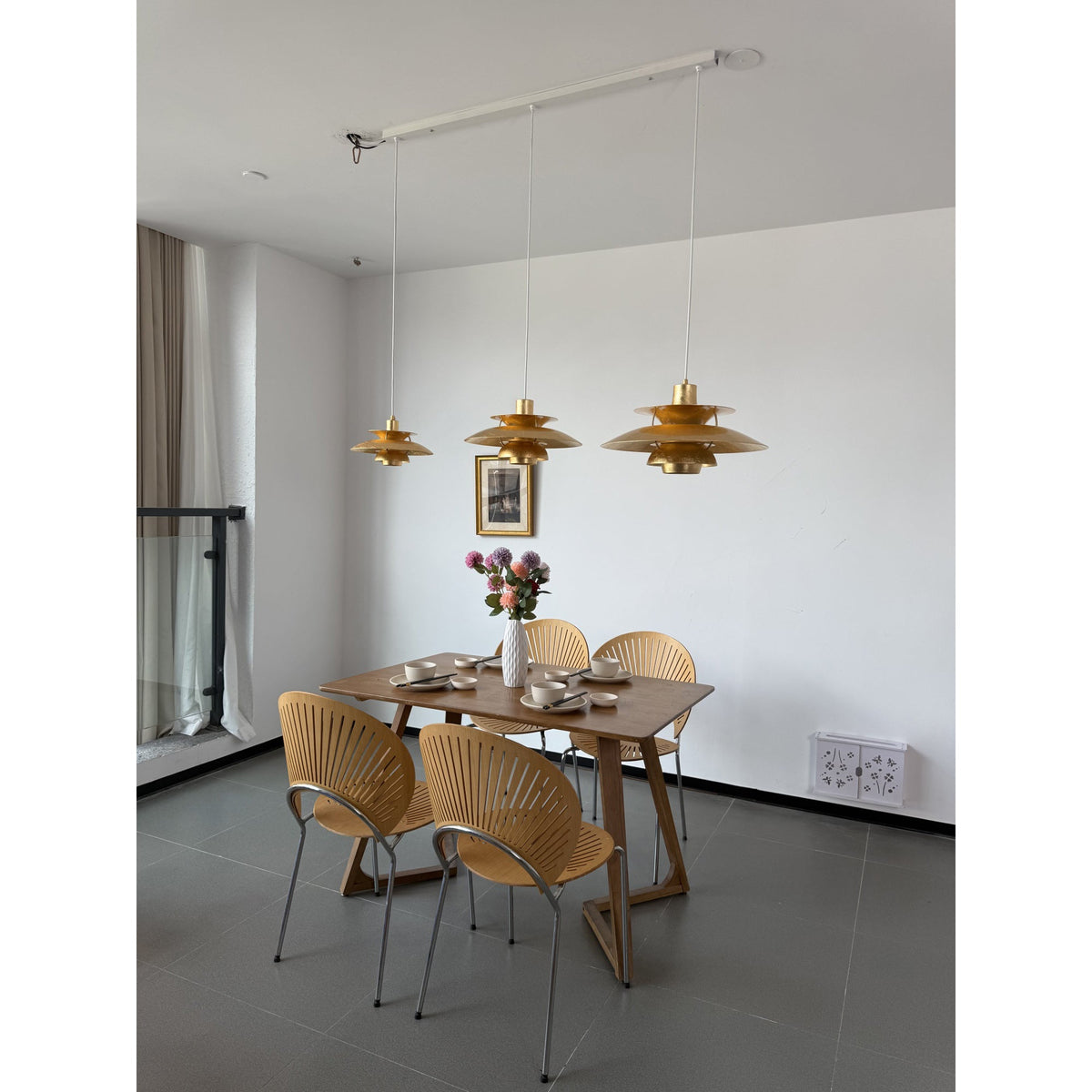 Gold Foil Pendant Lamp