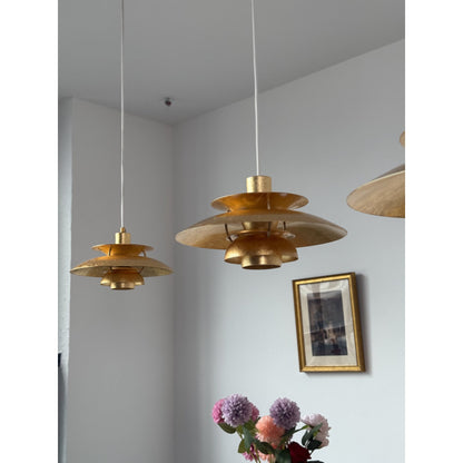 Gold Foil Pendant Lamp