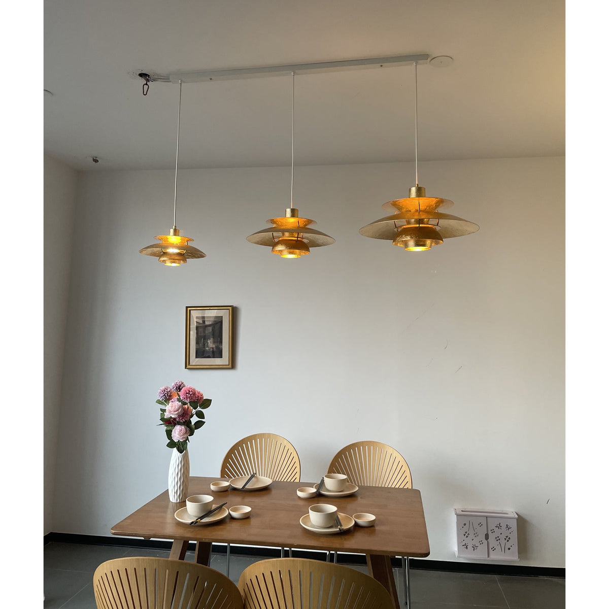 Gold Foil Pendant Lamp