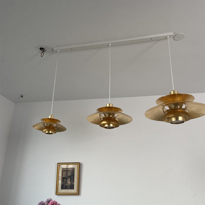 Gold Foil Pendant Lamp