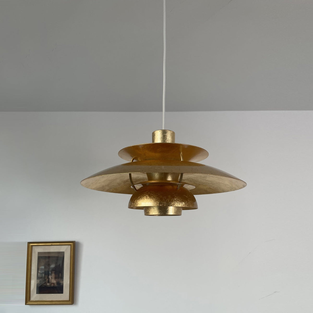 Gold Foil Pendant Lamp