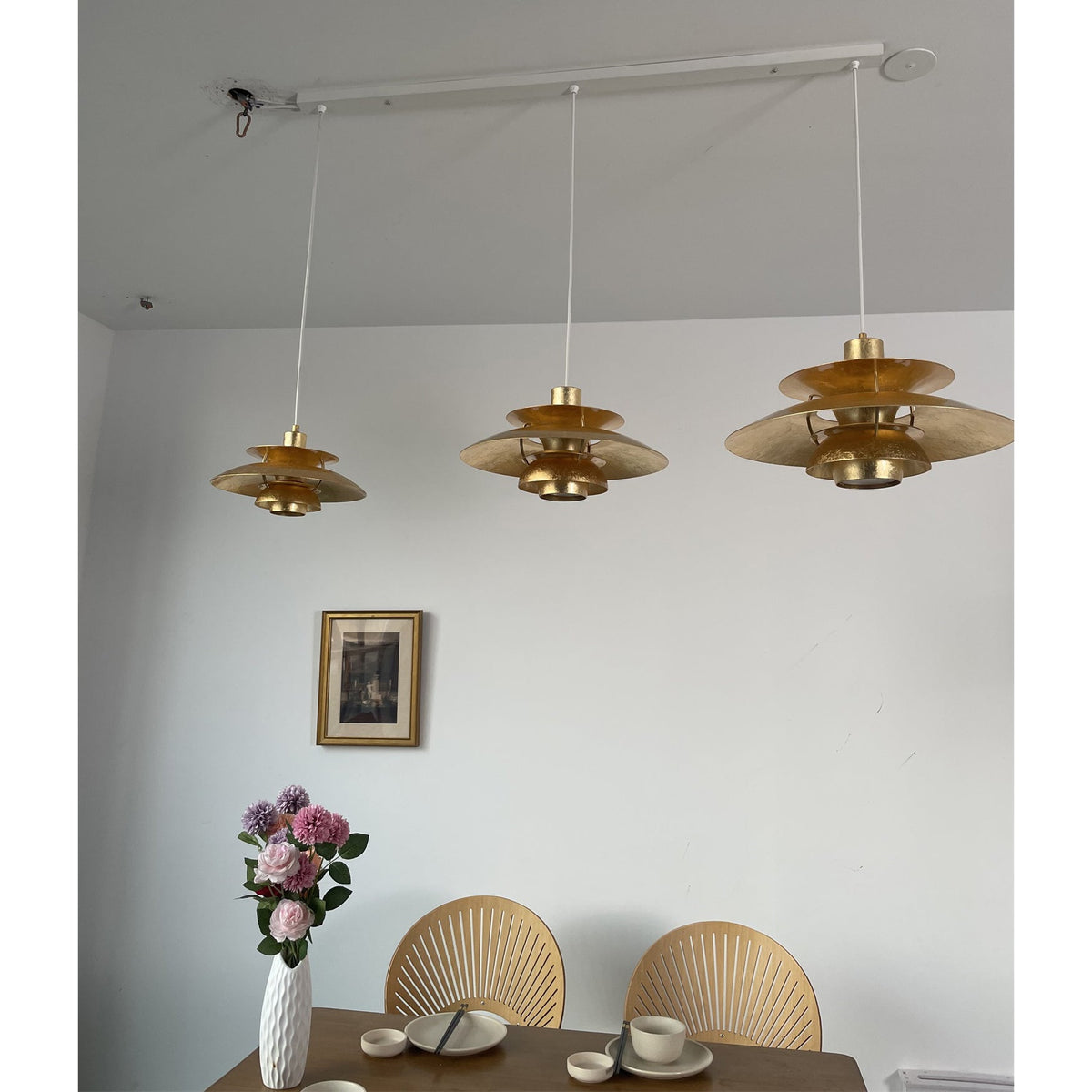 Gold Foil Pendant Lamp