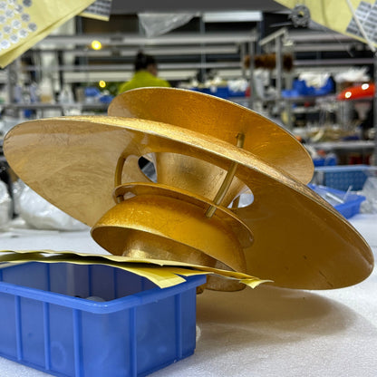 Gold Foil Pendant Lamp