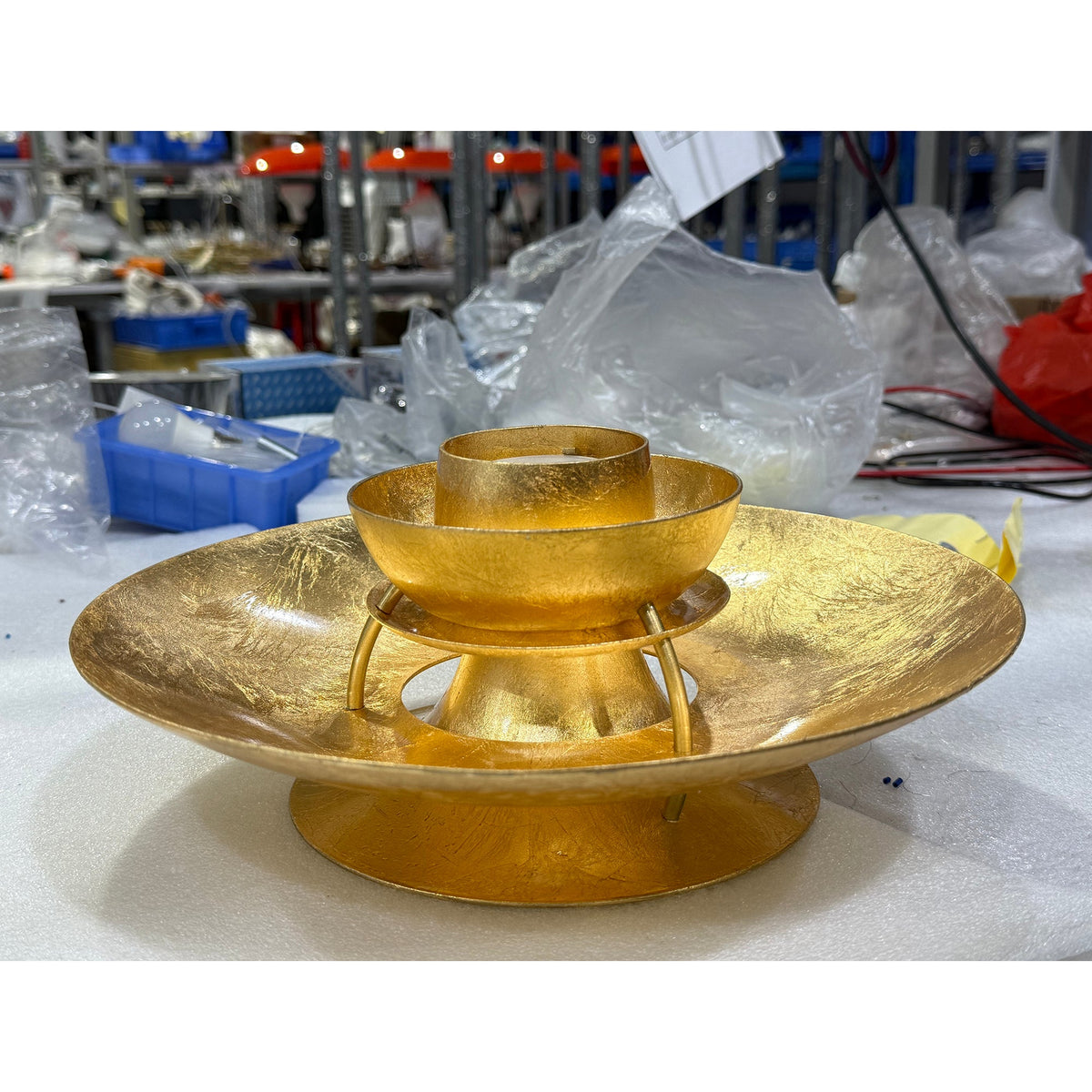 Gold Foil Pendant Lamp