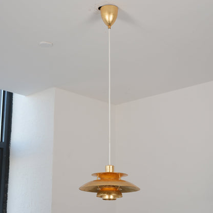 Gold Foil Pendant Lamp