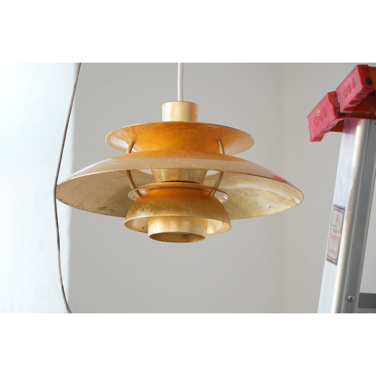 Gold Foil Pendant Lamp