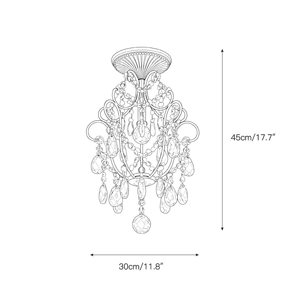 Gossly Crystal Ceiling Lamp