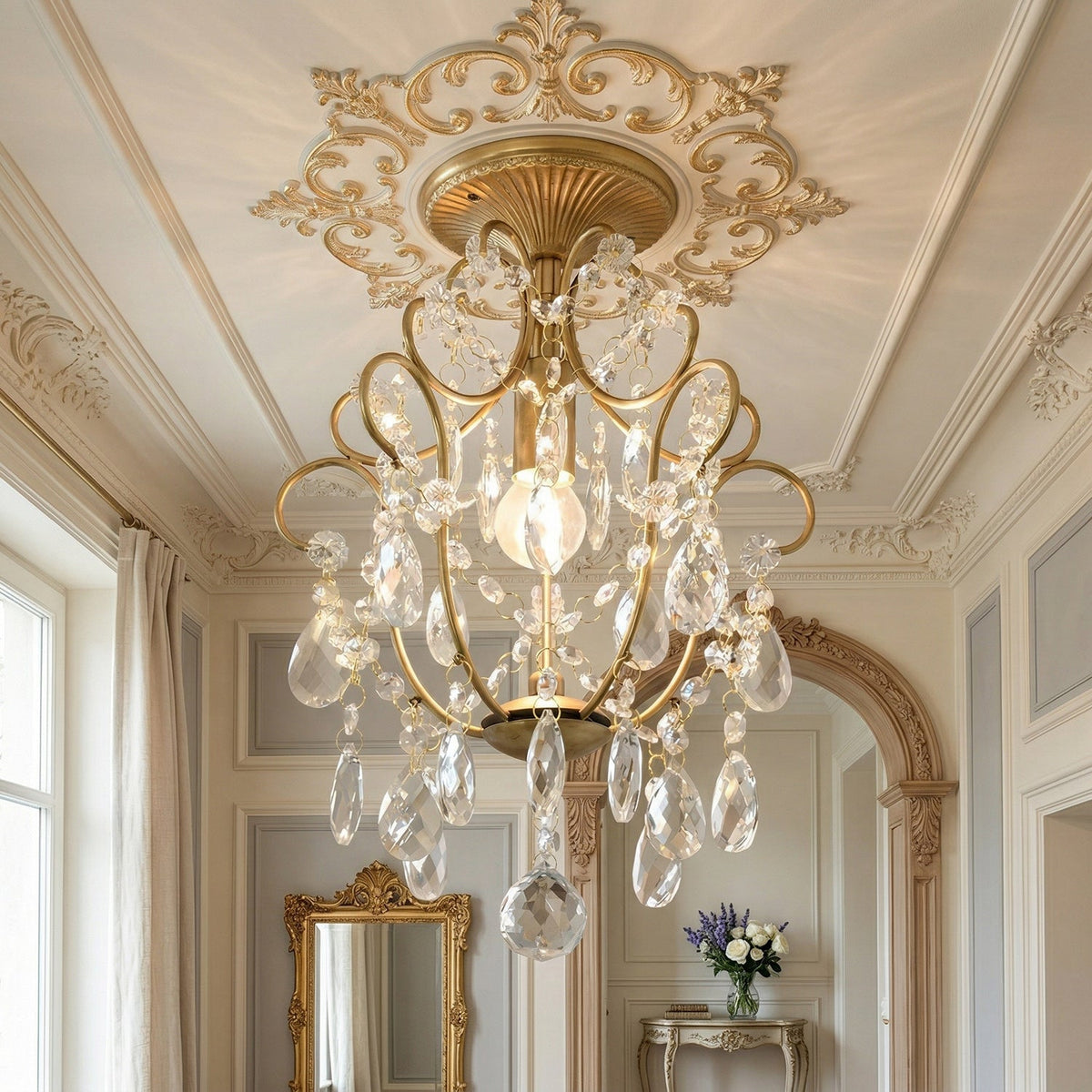 Gossly Crystal Ceiling Lamp