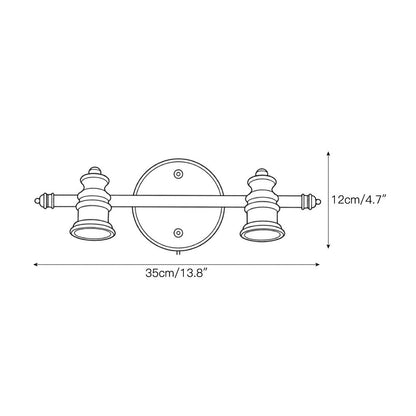 Halophane Brass Plug-in Wall Sconce