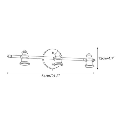 Halophane Brass Plug-in Wall Sconce