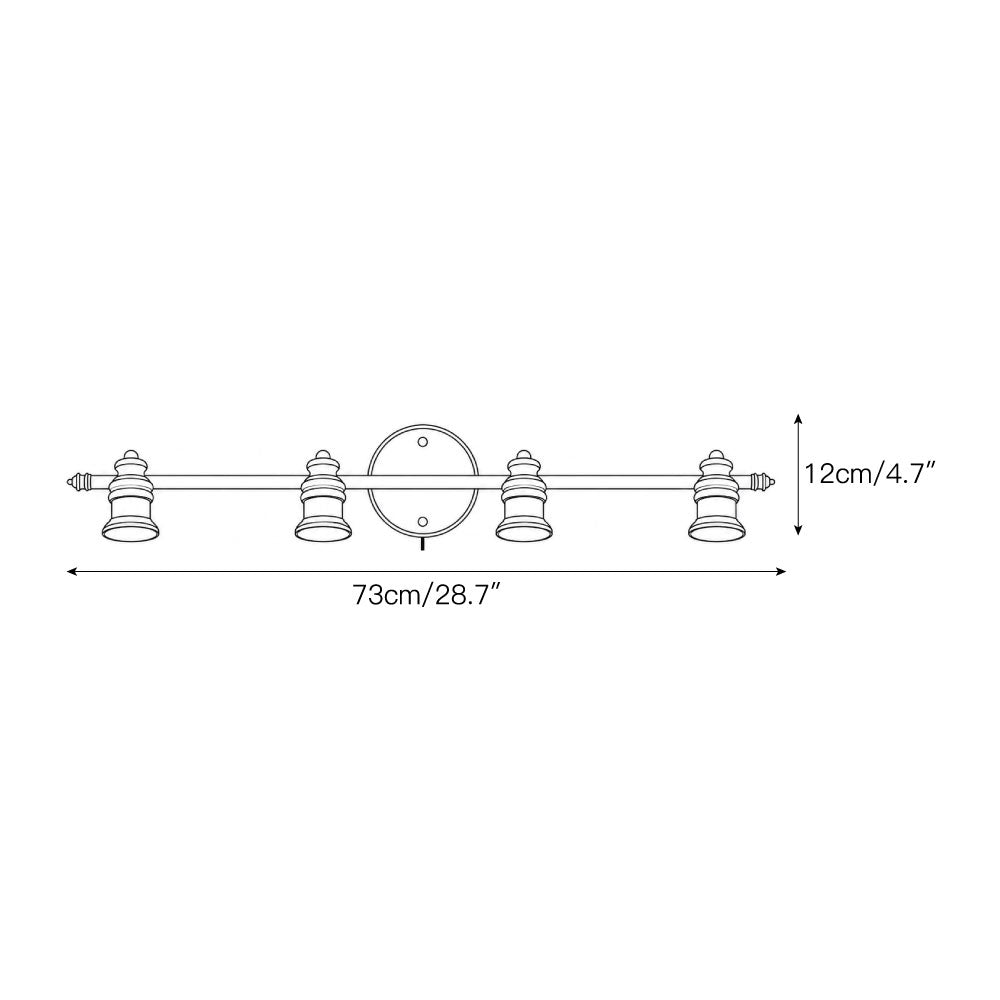 Halophane Brass Plug-in Wall Sconce