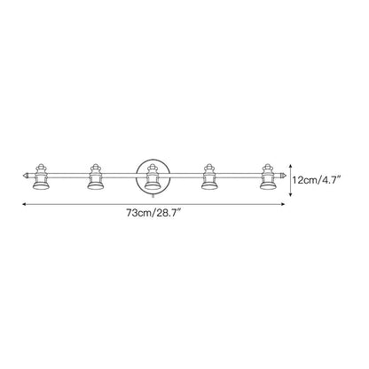 Halophane Brass Plug-in Wall Sconce