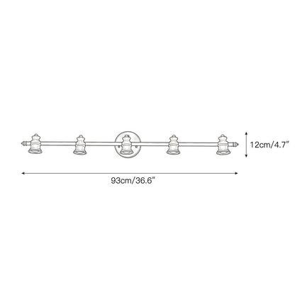 Halophane Brass Wall Lamp