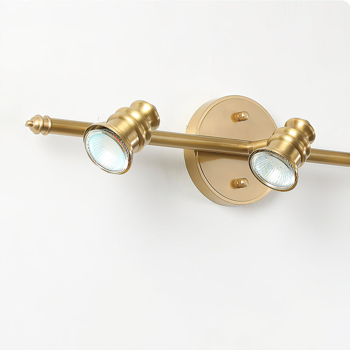 Halophane Brass Wall Lamp