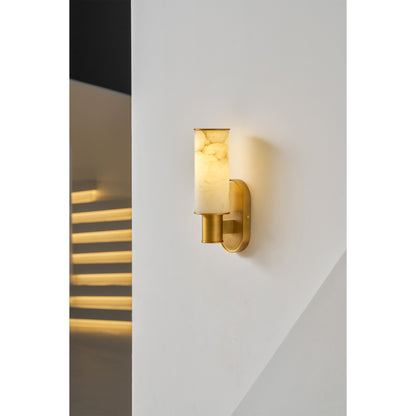 Harlin Vertical Alabaster Sconce