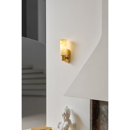 Harlin Vertical Alabaster Sconce