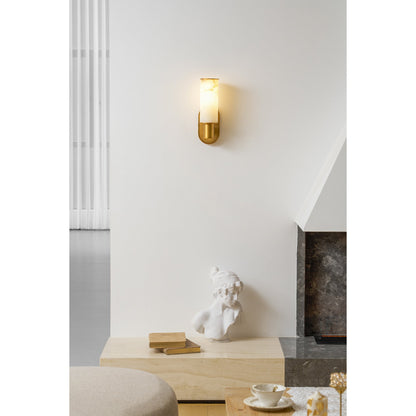 Harlin Vertical Alabaster Sconce