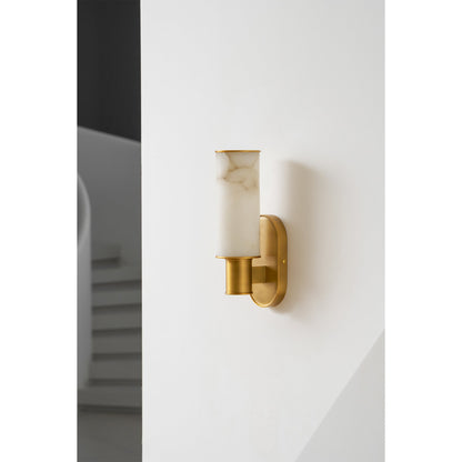 Harlin Vertical Alabaster Sconce